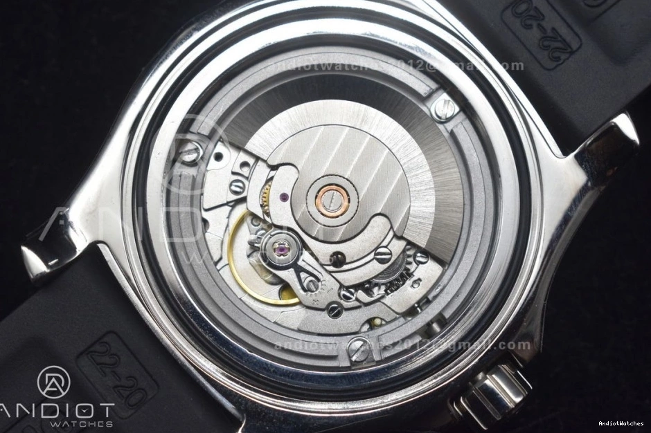 1:1 Rehaut Rubber Bezel Strap TF Best Edition with On Yellow Casual Black and Automatic Superocean 471 A Dial Black 44 1117